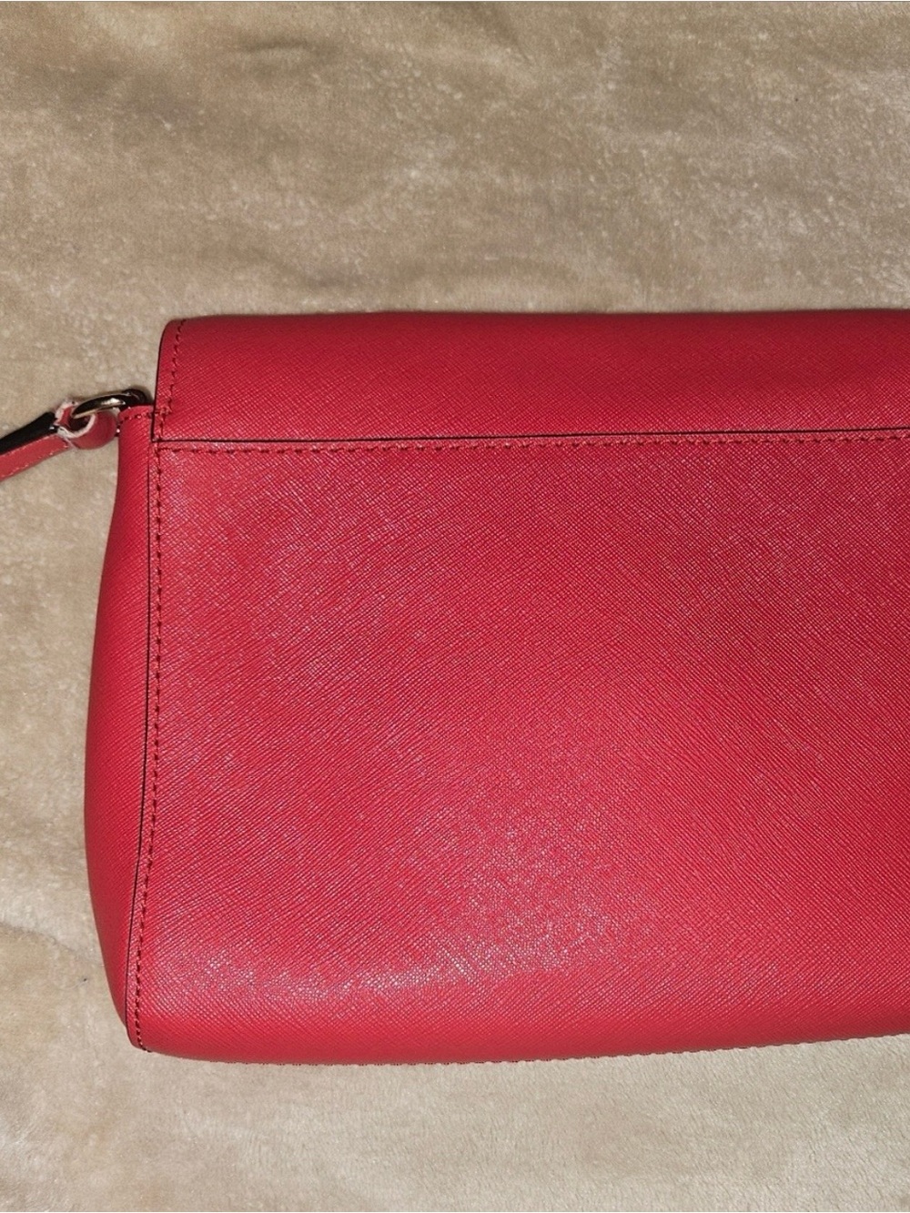 kate spade red crossbody with gold logo - Picture 9 of 14